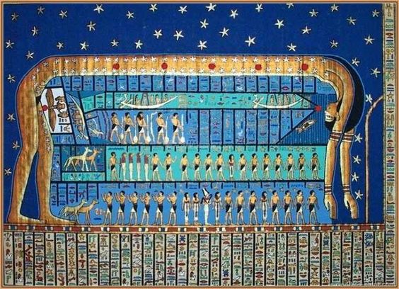 nut dea del cielo egizia