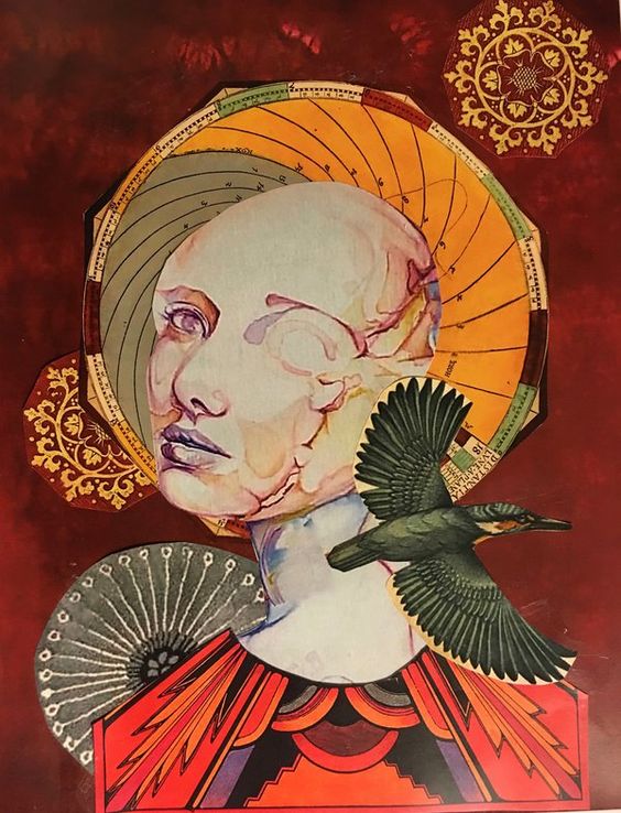 Bird Girls Can Fly by KanchanCollage